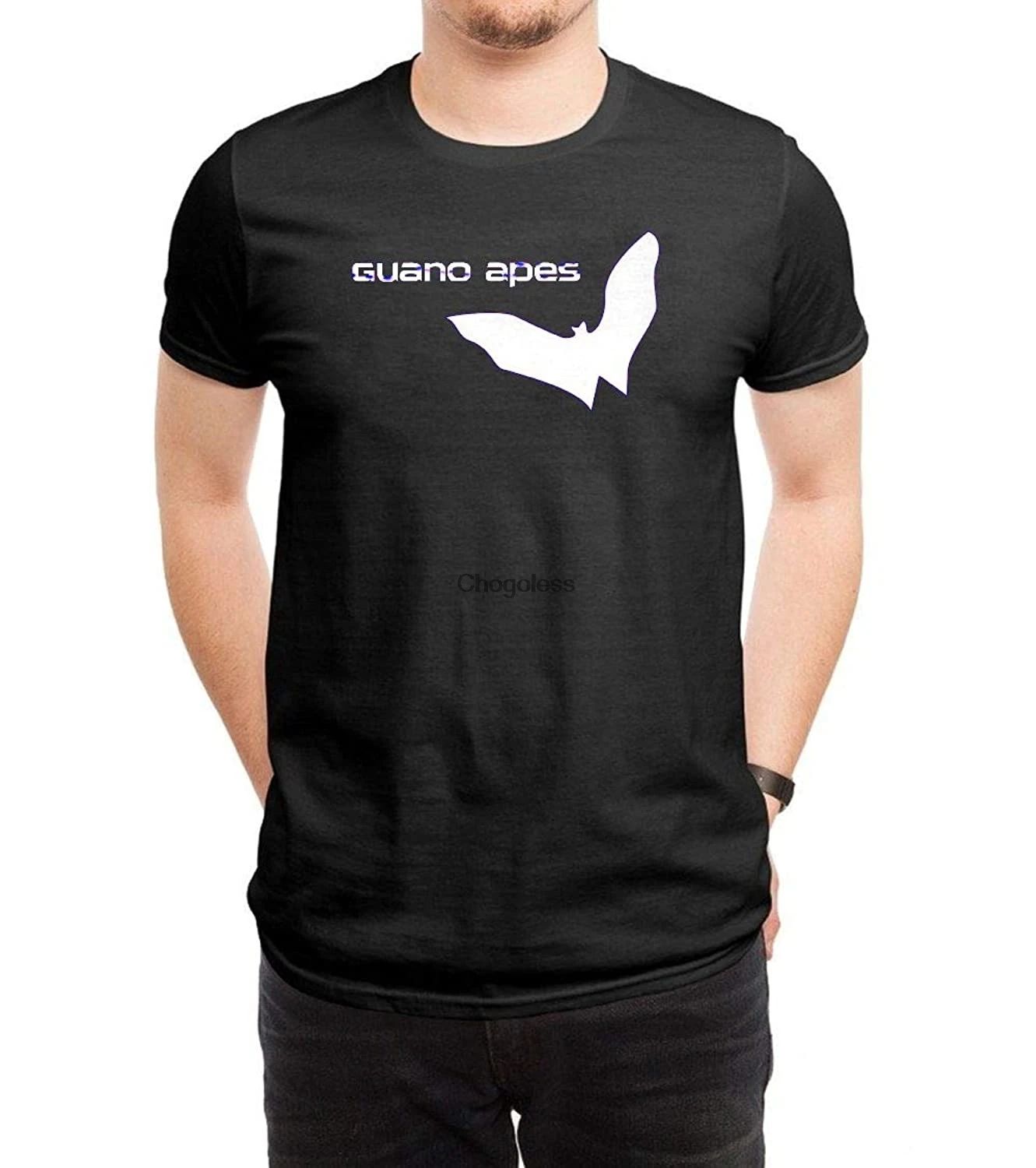 Lillolov Magliette Da Uomo Guano Apes Logo 1 Nero