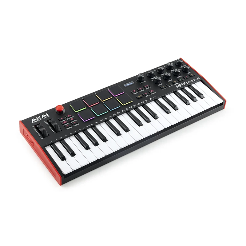 Akai Mpk Mini Plus 37 Tasti Midi Keyboard Controller Strike Pad Sequencer Cv