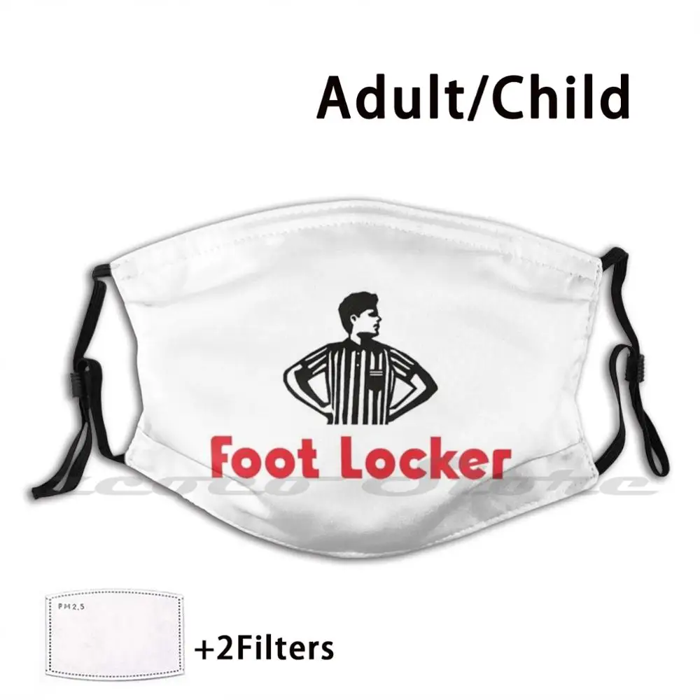 Foot Locker T-Shirt Numero Uno Più Venduta Modello Personalizzato Filtro Lavabile Pm2.5 Maschera Per Bambini Adulti Foot Locker Footlocker Shoes