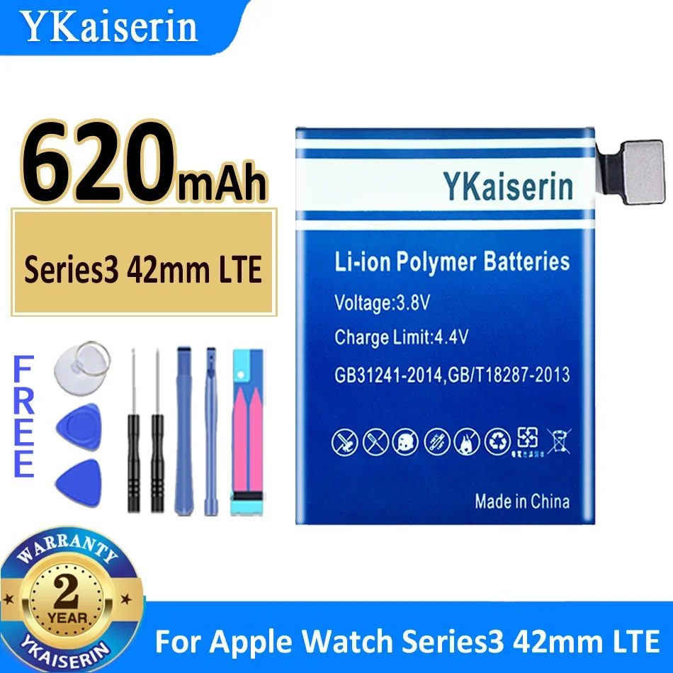 Ykaiserin Series3 Series 3 S3 38Mm Gps Lte 42Mm Gps Lte Batteria Per Apple Watch Iwatch Series 3 S3 42Mm 38Mm Gps Lte Batteria