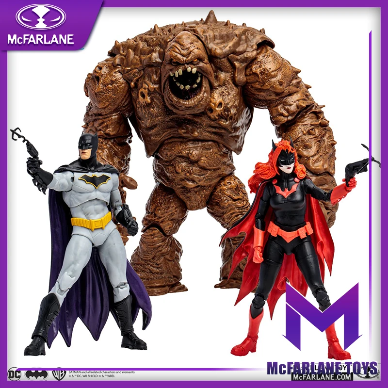 Mcfarlane Toys Dc Genuine Clay Figure Set Batman Batwoman Gold Label 7 Pollici Rimovibile Figure Toy Collezione Regalo Di Compleanno