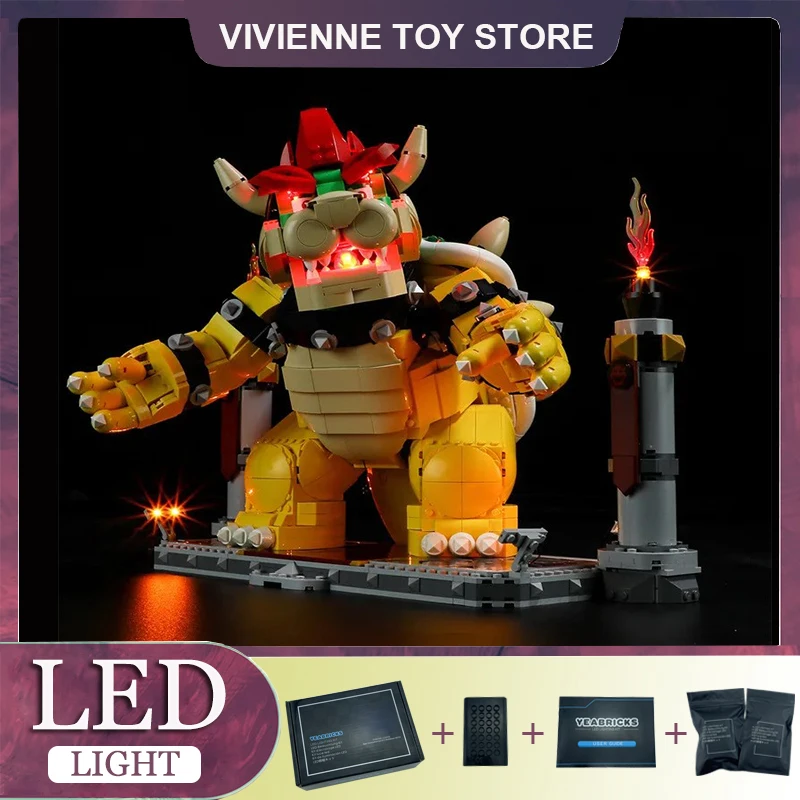 Kit Luci A Led Per Lego 71411 The Mighty Bowse Building Blocks Giocattolo In Mattoni (Solo Luce A Led, Senza Blocchi)