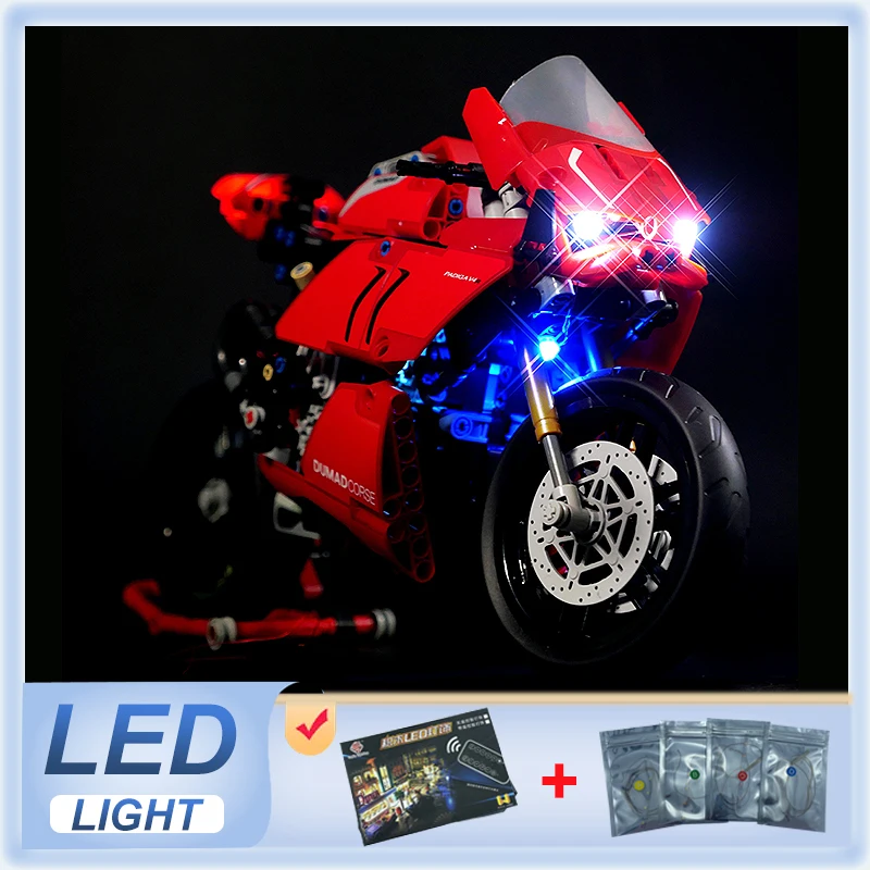 Kit Luce Led Per Lego 42107 Ducatis Panigale V4 R (Solo Luce Led, Senza Modello Di Blocchi)