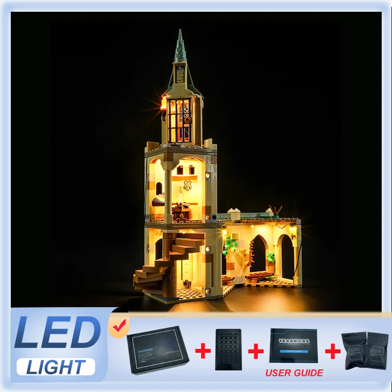 Kit Luci A Led Per Lego 76401 Hogwarts Courtyard: Salvataggio Di Sirius (Solo Luce A Led, Senza Modello Di Blocchi)