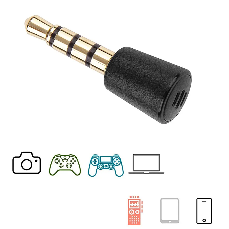 Sostituzione Del Microfono Del Microfono Per Switch Wii Ps5 Ps4 Ps3 Xbox Controller E Vlogging Dslr Camera, Mini Microfono Da 3.5Mm