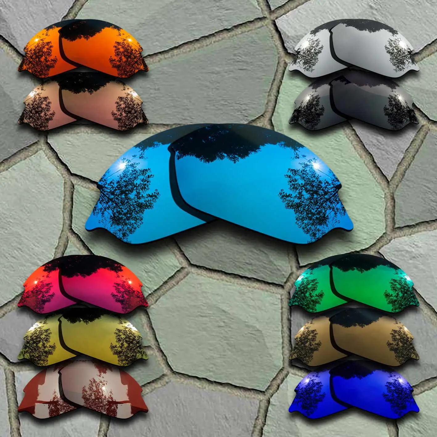 Occhiali Da Sole Lenti Di Ricambio Polarizzate Per Oakley Romeo 2-Varietà