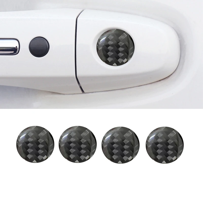 4Pcs 20Mm Car Lock Keyhole Decorazione Adesivi Per Dodge Caravan Journey 1200 1500 Caliber Atos Attitude Avenger Caliber Challen