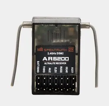 Spektrum Ar6200 2.4Ghz 6Ch Ricevitore Supporto Dsm2 Dsmx Per Jr Spektrum Dx7S Dx8 Dx9 Dx18 Trasmettitore