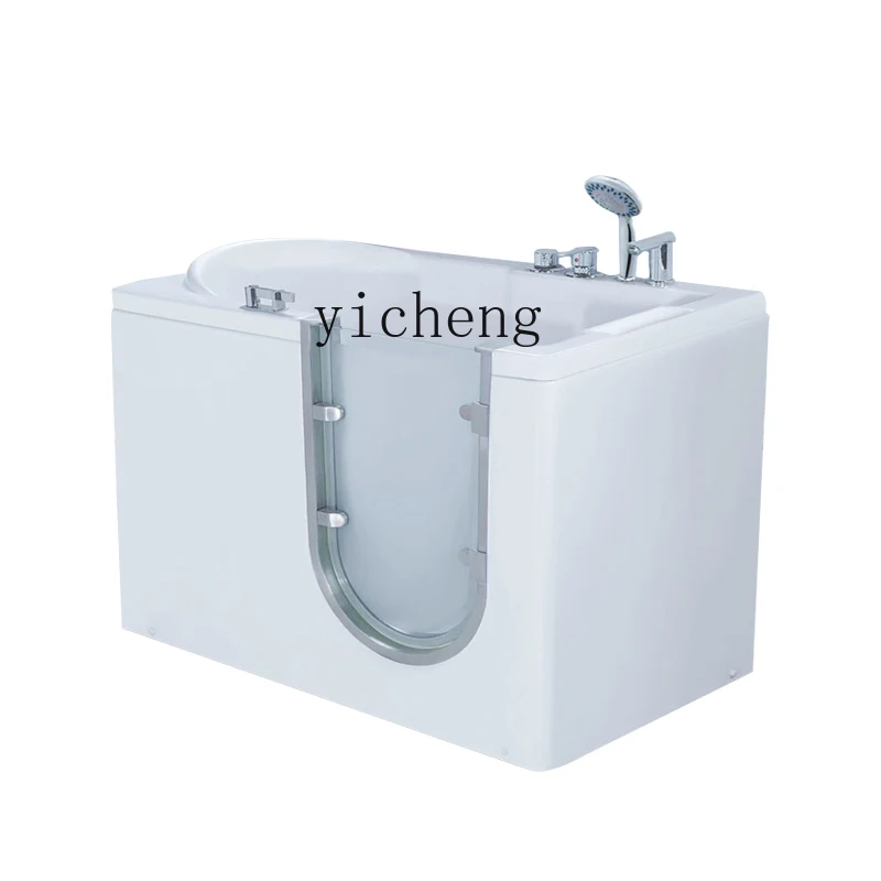 Anziani Cilindro Senza Barriere Porta Laterale Walk-In Home Seduta Acrilico Jacuzzi