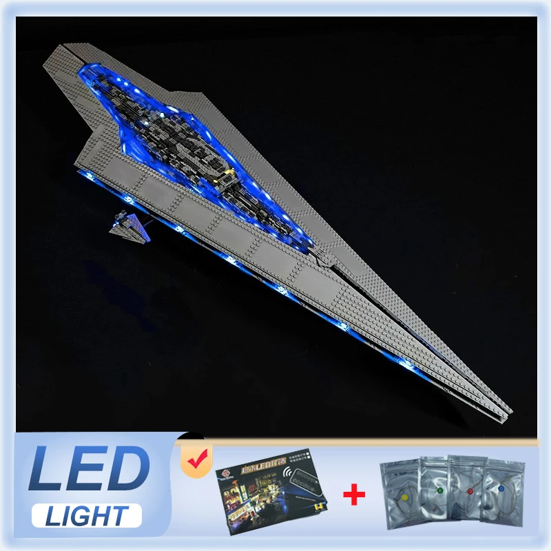 Kit Luce Led Per Lego 10221 Super Star Destroyer (Solo Luce A Led, Senza Modello Di Blocchi)
