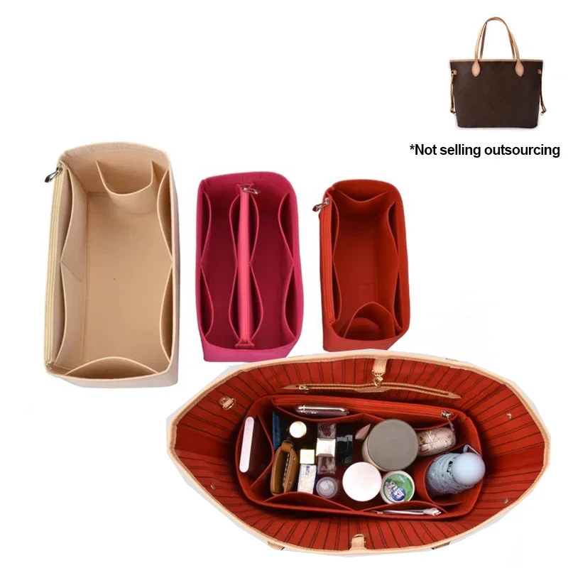 Fodera Organizer Inserto Feltro Adatto Per Neverfull Pm Mm Gm Feltro Inserto In Tessuto Borsa Trucco Viaggio Borsa Interna Borse Cosmetiche Mamma