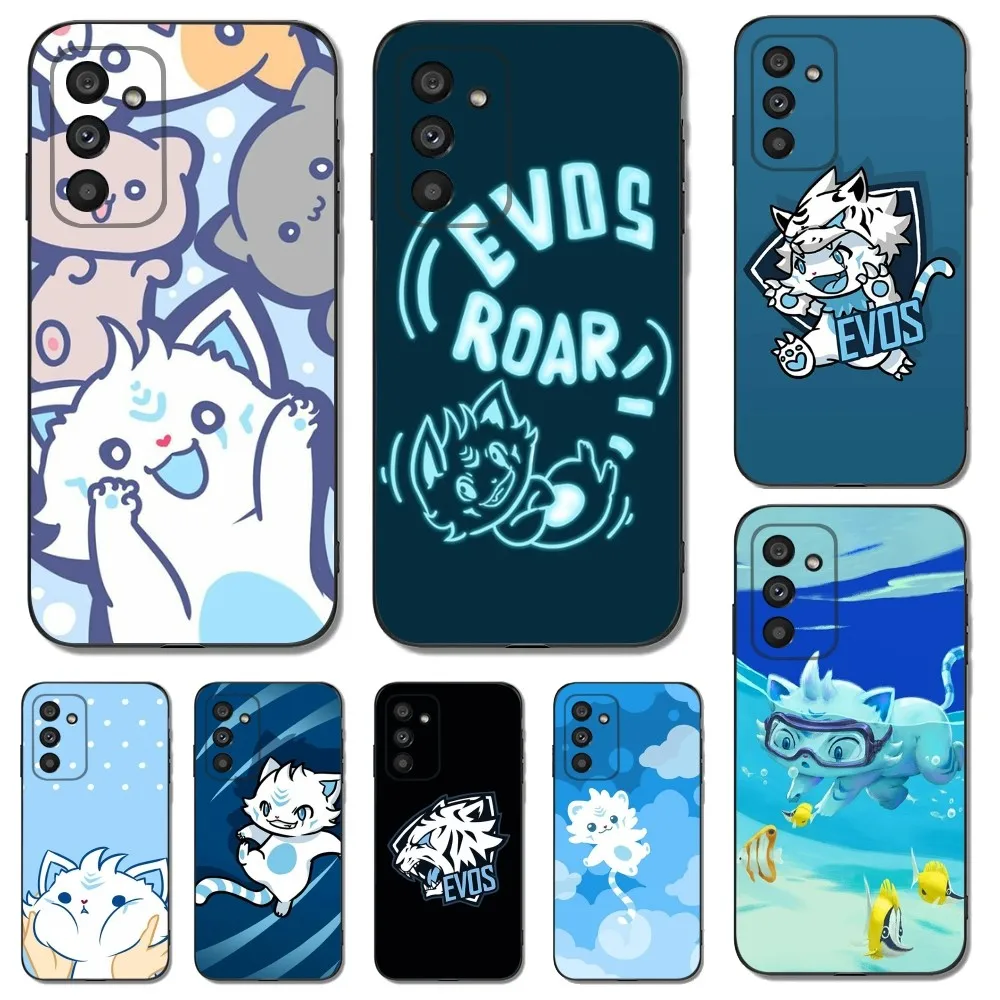 Custodia Per Telefono E-Evos Roar Per Samsungs23,S22,S21,S20 Ultra Pro S10,S30Plus,20 Cover Ultra Nera