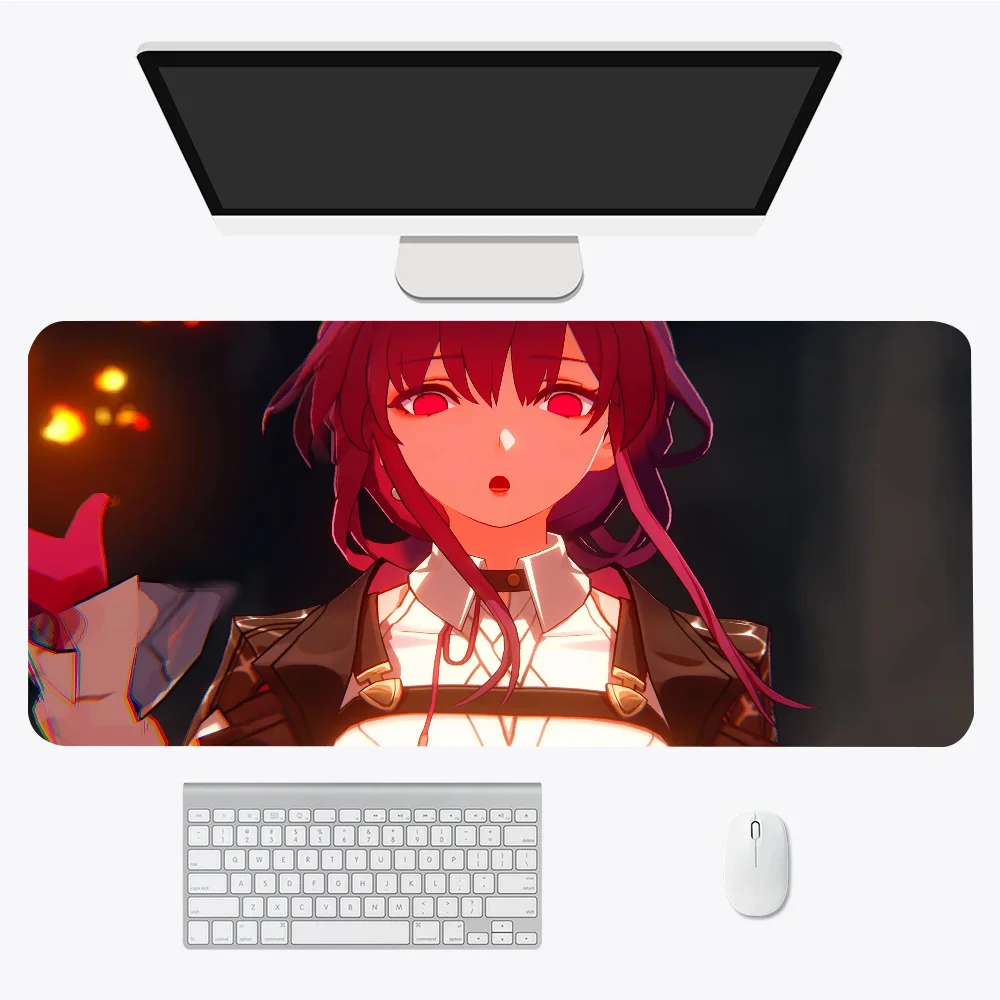 Hongkai Star Track Silver Wolf Silver Wolf Xxl Molle Persone Amano Grande Mouse Pad, Tastiera Pad Mouse Pad
