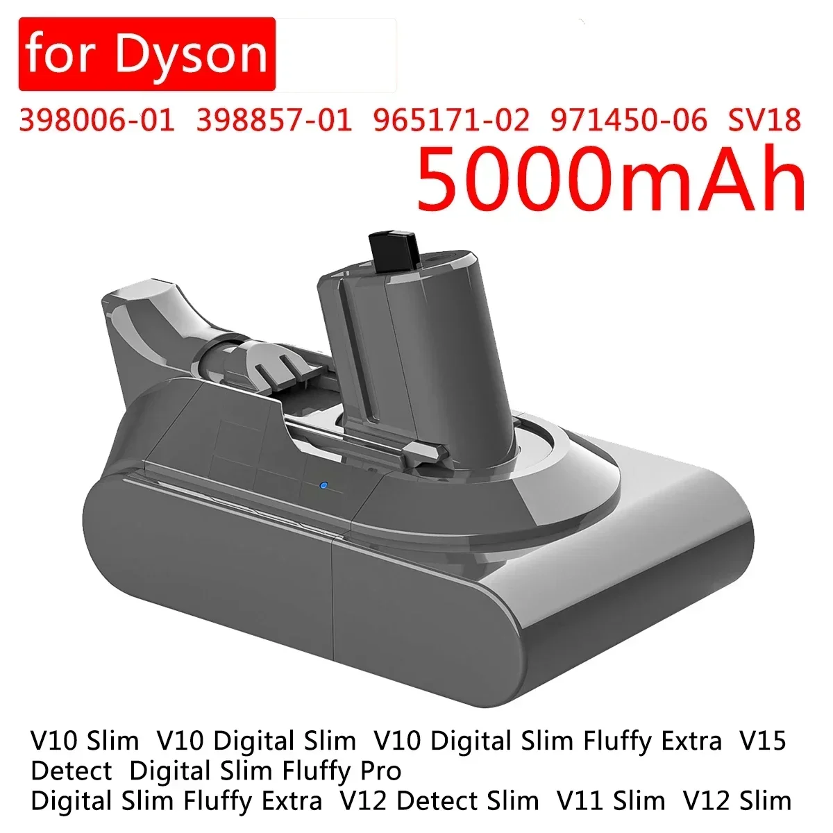Bateria Para Dyson V11, Para Dyson 398006 398857-01 965171-02 971450-06 Sv18 V10 Slim Digital Fluffy Extra V15 Rileva Extra