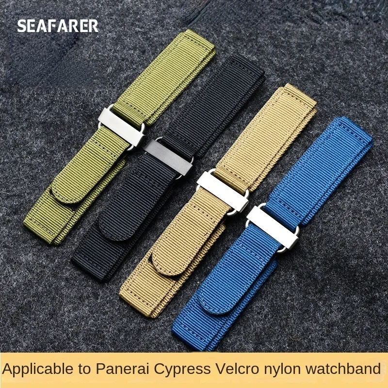 Cinturino In Nylon Per Esterni Cinturino Con Gancio E Anello Per Breitling Panerai Boqi Br Seiko Srpd79 Cinturino Per Orologio Rolex Tudor 22 24Mm
