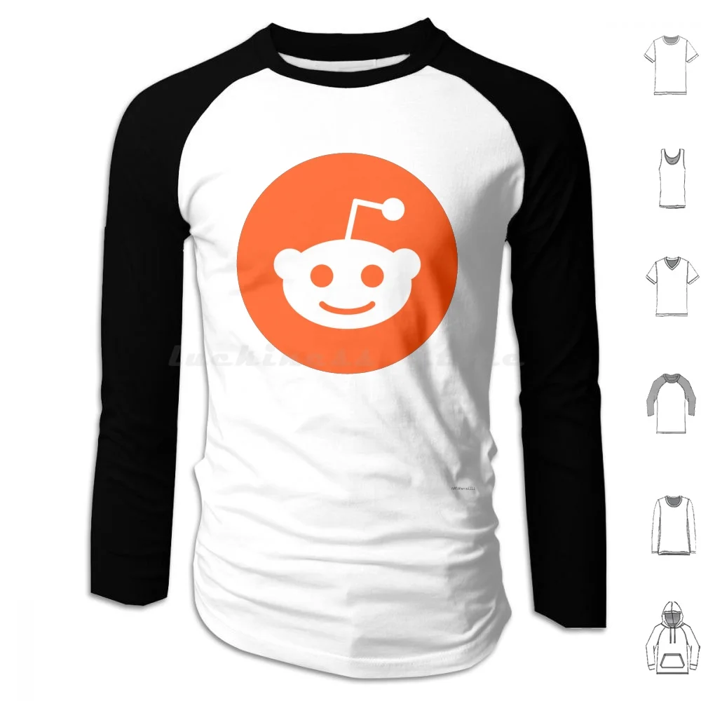 Reddit Sito Web Logo Icona Regalo Per Reddit Fan Felpa Con Cappuccio Cotone Manica Lunga Reddit Reddit Icon Reddit Costume Reddit Fan