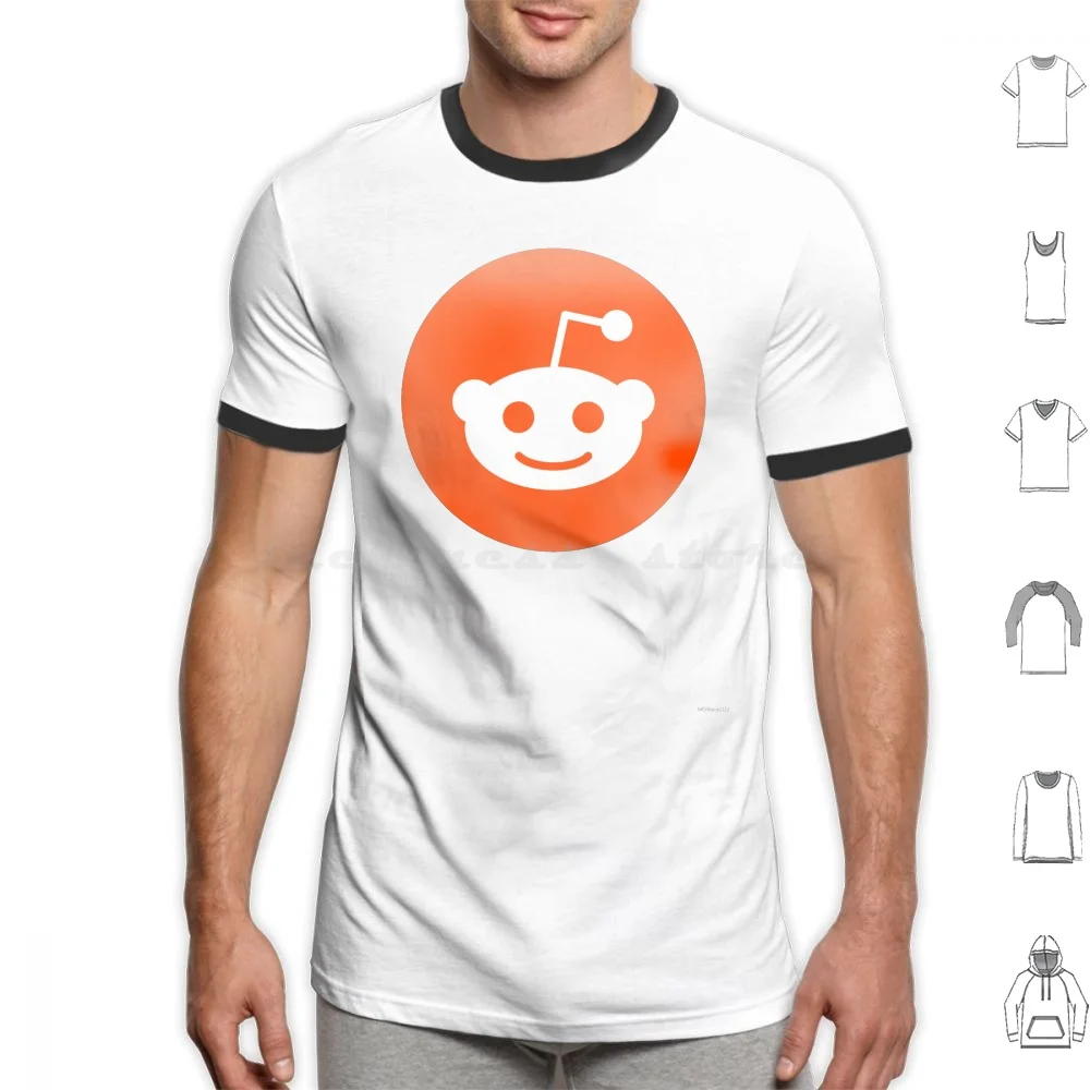 Reddit Sito Web Logo Icona Regalo Per Reddit Fan T Shirt Cotone Uomo Donna Stampa Fai Da Te Reddit Reddit Icon Reddit Costume Reddit Fan