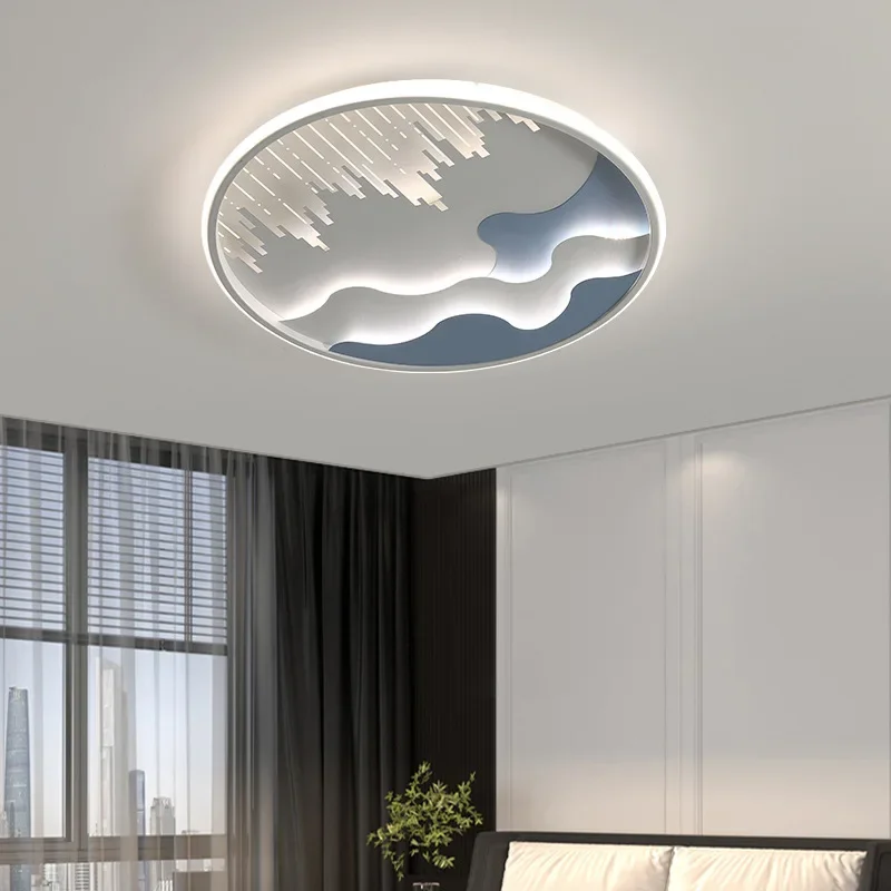 Plafoniera Nordica Moderna Per Bambini Dolphin Mountain Wave Style Lampada Per Camera Da Letto Kid Room Studio Lampadario Soffitto Moderno