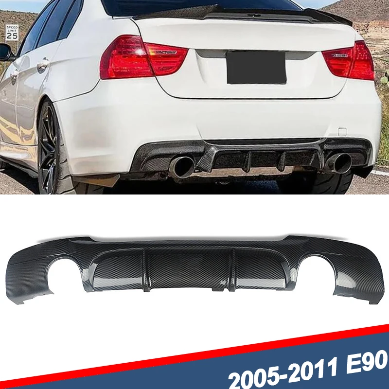 Magickit Per Bmw Serie 3 E90 E91 Paraurti Posteriore M Performance Style Diffusore Carbon Look