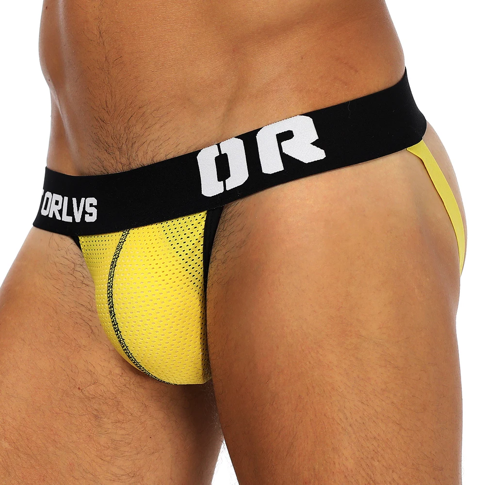 Intimo Sexy Uomo Sospensorio Mesh G-Strings Perizoma Homme Tanga Cockring Cuecas Masculinas Penis Pouch Slip Traspiranti