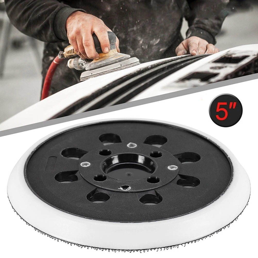 Platorello Da 5 Pollici Ho-Ok E Lo-Op Platorello Abrasivo Da 125Mm Per Bosch Pex 300 Ae 400 Ae 4000 Ae Cuscinetti Di Supporto Per Levigatrice Orbitale