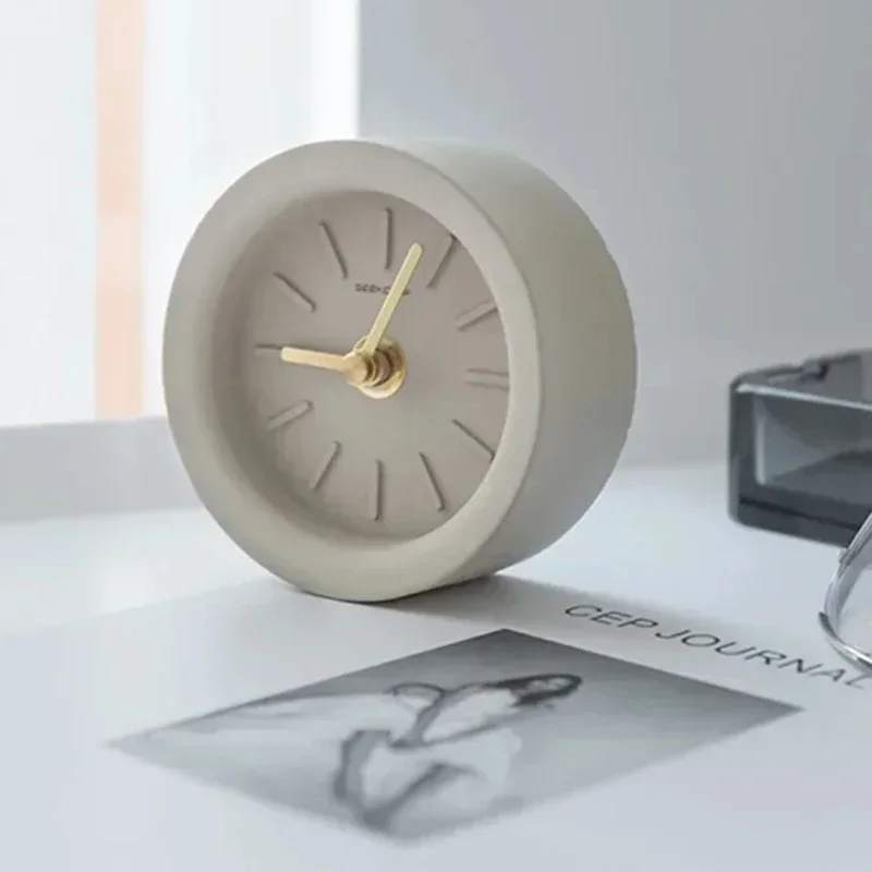 Orologi Da Tavolo Minimalisti Moderni Estetica Design Soggiorno Orologi Da Tavolo Arte Di Lusso Orologio Da Parete Decorazioni Per La Casa