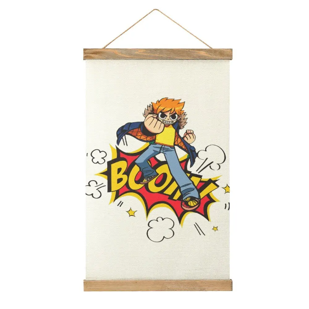 Canvas Hanging Picture Scott Pilgrim Boom (Scott Pilgrim Vs Th Unique Funny Novità Murale Bar Picture Hanging Decora