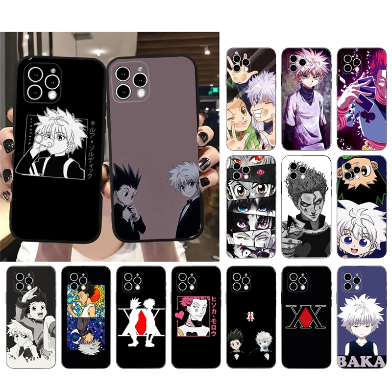 Custodia Per Telefono Per Iphone 15 14 13 12 11 Pro Max 12Mini 14 Plus Custodia Per Cellulare Hunter X Hunter Funda