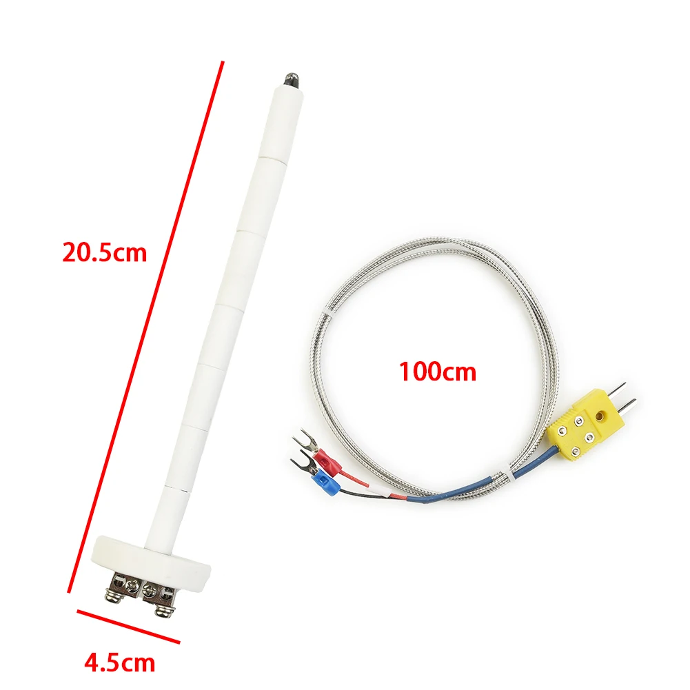 K-Type Termocoppia Block Ceramic Kiln Probe 2372/1300 Gradi F/C 11G High Tool Ecoflow Parkside Attrezzi Da Giardinaggio