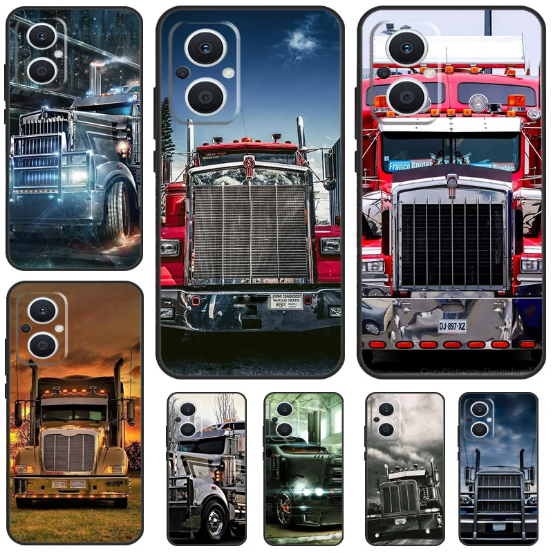 Cool Heavy Truck Car Case Per Oppo Reno 10 8 7 4 5 6 Lite 2Z 4Z 5Z Oppo Find X5 X6 Pro X2 X3 Lite Neo Cover Posteriore