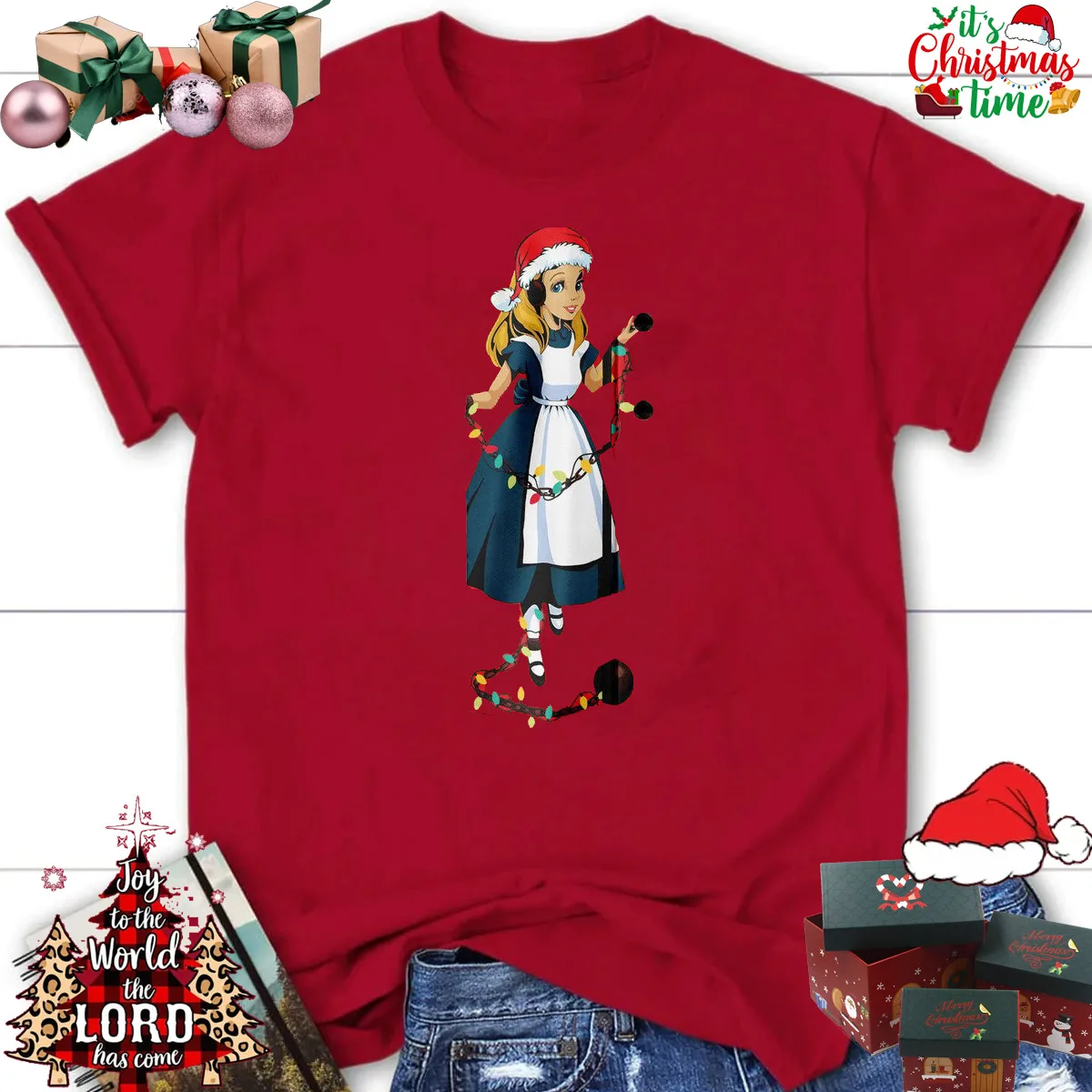 Alice In Chains Wish You A Grunge Christmas T Shirt Uomo Taglia S M L 234Xl Cg988 Maniche Lunghe O Corte