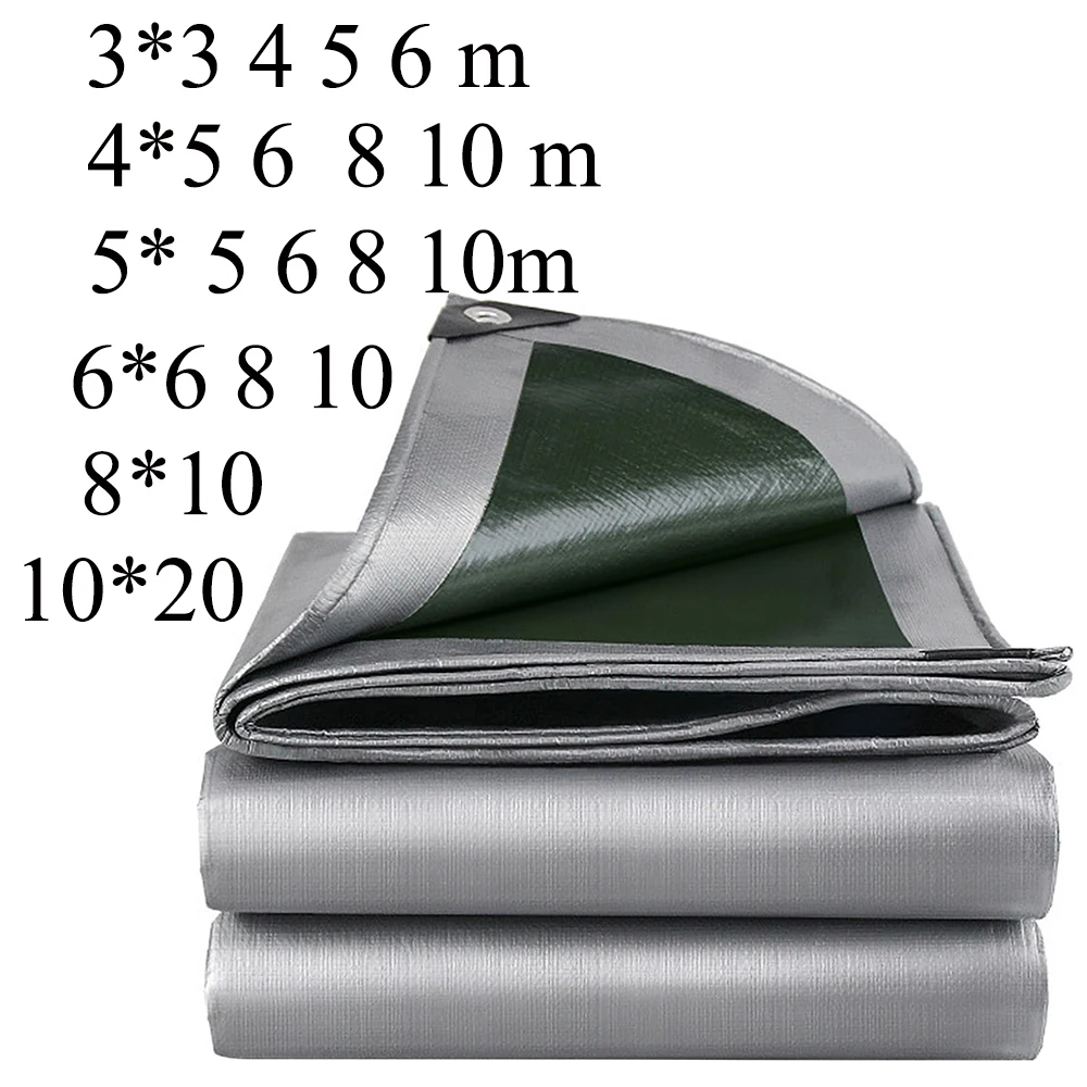 Grande Telone Personalizzato 3*3 4 5 6 4X4 5 6 8 10 20M Impermeabile Copertura Antipioggia Uv Block Tarp Parasole Vela Giardino Cortile Tenda Da Sole