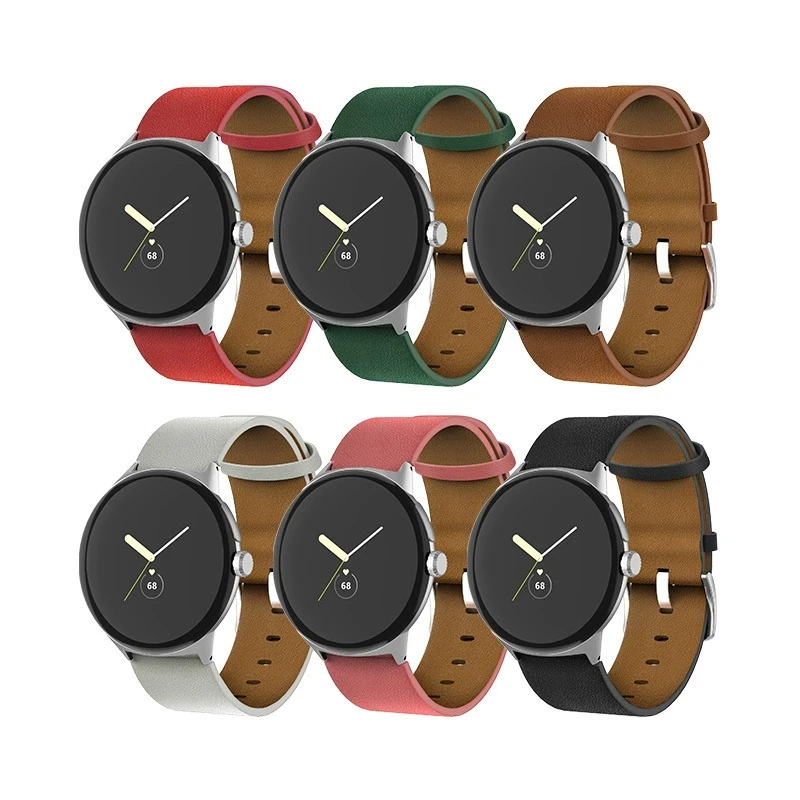 Cinturino In Pelle Ipanwey Compatibile Con Google Pixel Watch E Pixel Watch 2, Cinturino In Pelle Vintage Resistente Per Cinturino Google Watch