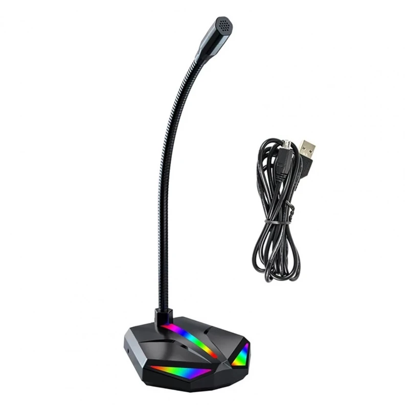 Microfono Multiuso Microfono Usb Per Computer Per Riprese Video E Per Giocare Per Registrare Canti Chat Su Computer Pc