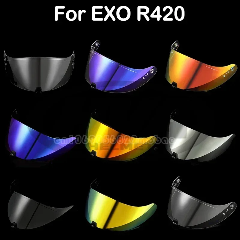 Capacete Scorpion Exo-R420 Casco Visiera Scudo Lente Accessori Moto Casco Integrale Scorpione Anti-Uv Exo-R420 Casco Moto