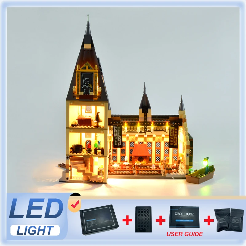 Kit Luci A Led Per Lego 75954 Great Hall (Solo Luce A Led, Senza Blocchi Di Costruzione)