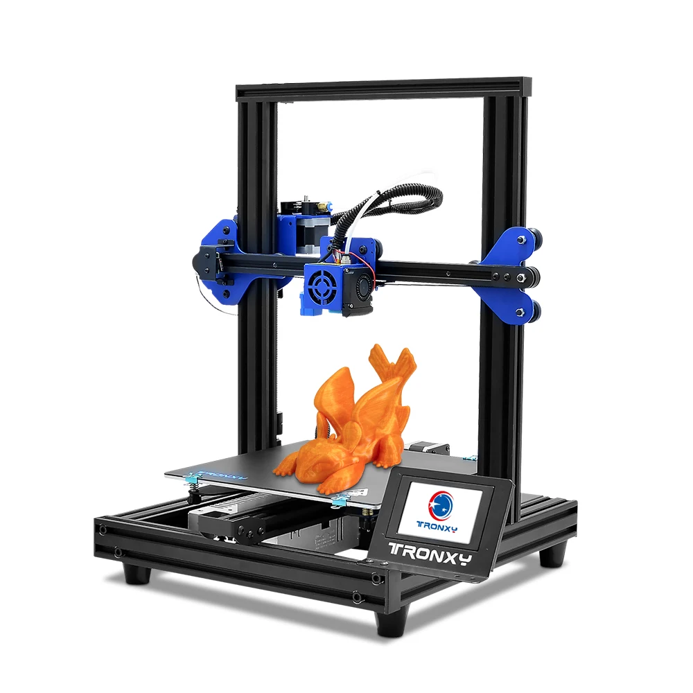 Stampante 3D Tronxy Xy-2 Pro Con Filamento Pla Impressora Drucker Piastra Di Costruzione 255*255Mm Montaggio Rapido Alta Precisione Per Principianti