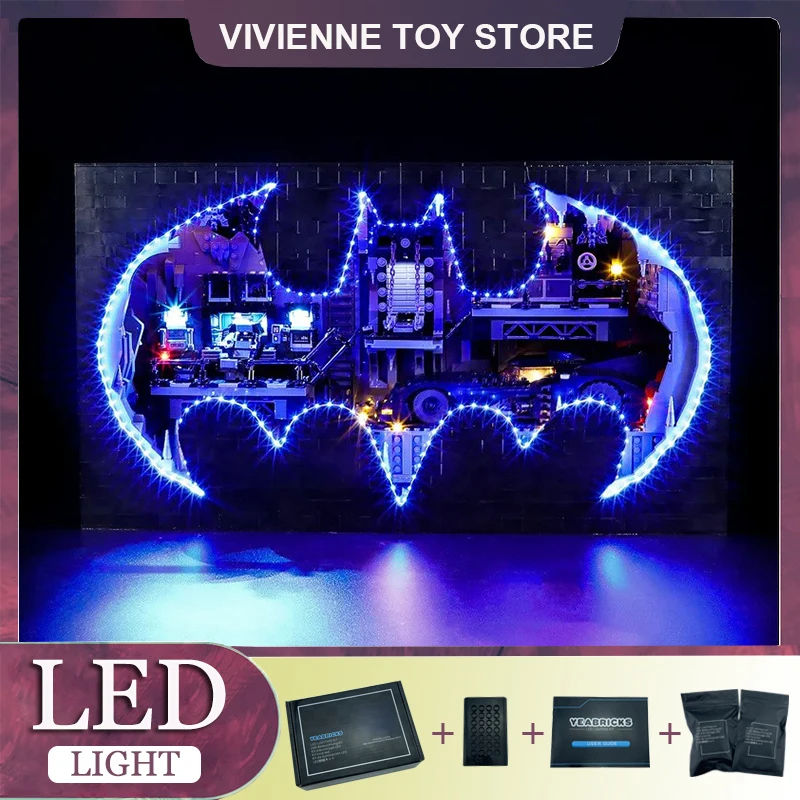 Kit Luci A Led Per Lego 76252 Batcave Shadow Box Building Blocks Giocattolo In Mattoni (Solo Luce A Led, Senza Modello Di Blocchi)