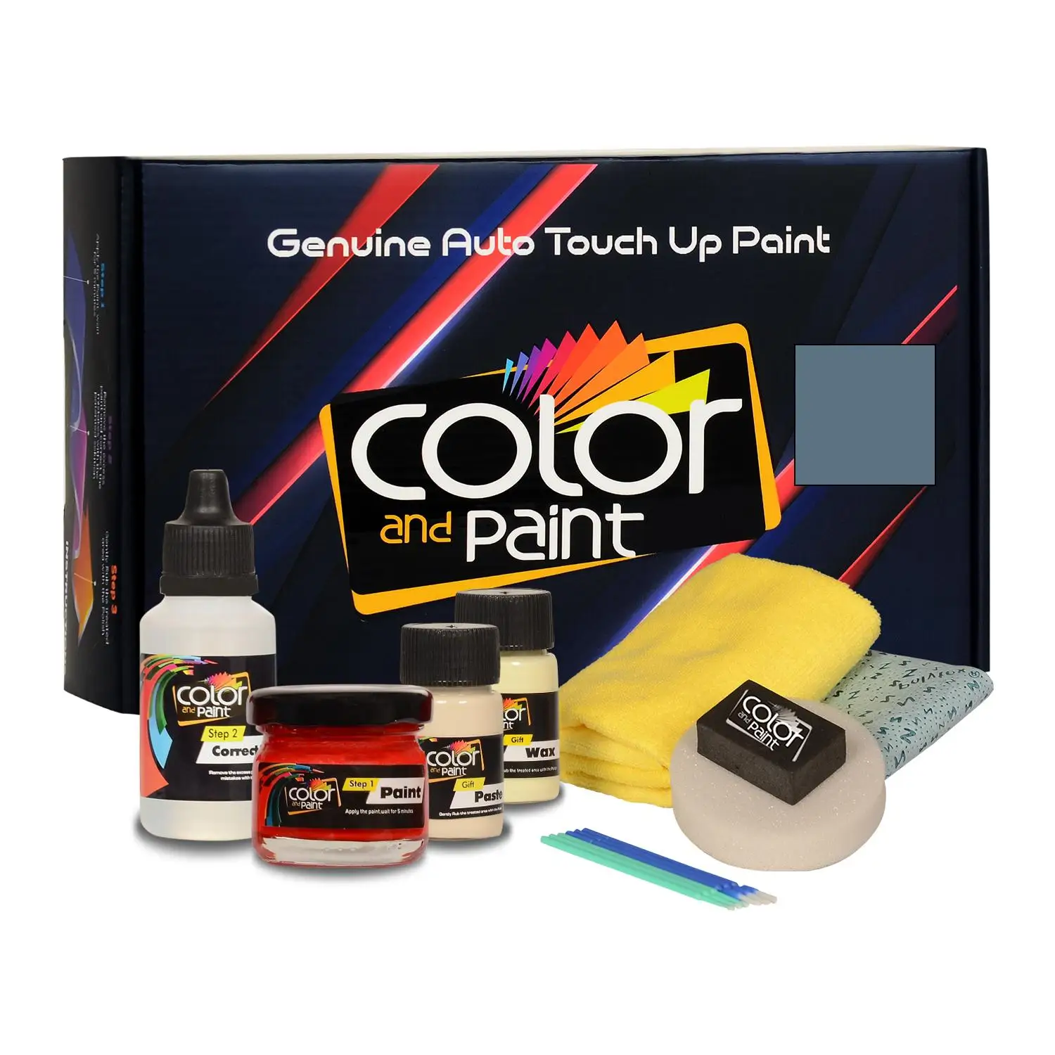 Colore E Vernice Compatibili Con Bmw Automotive Touch Up Paint - Dark Ferro Met - 944 - Basic Care