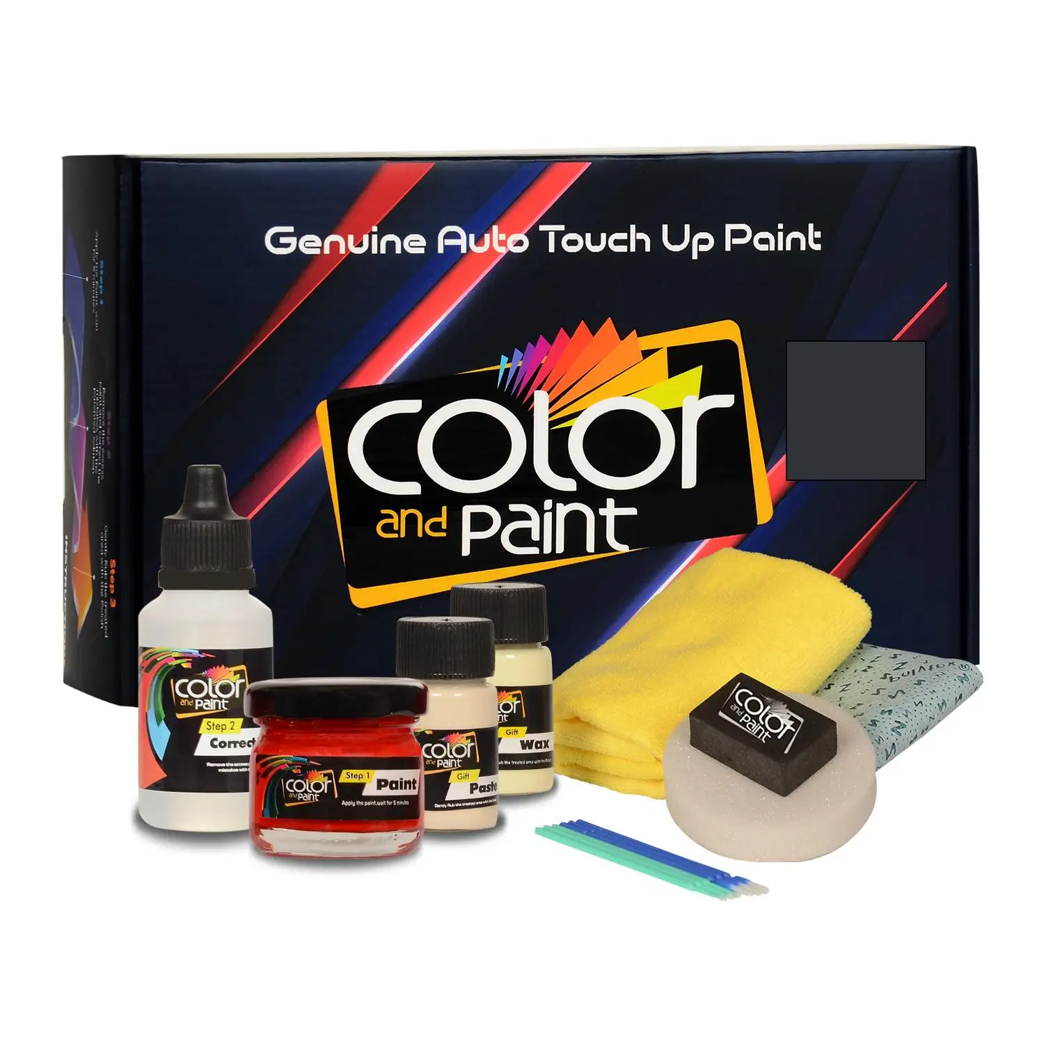 Colore E Vernice Compatibili Con Audi Automotive Touch Up Paint - Dark Chrome High Gloss Met - Lrn4 - Basic Care
