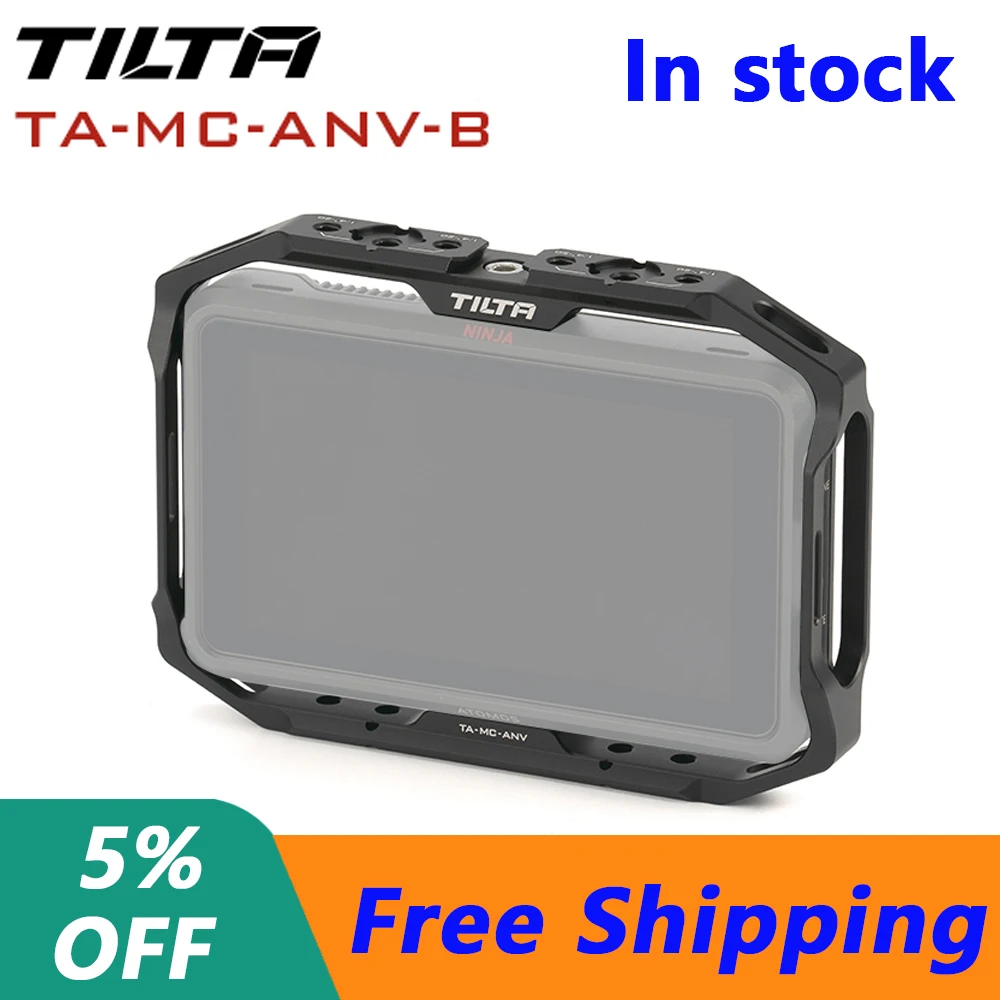 Gabbia Per Monitor Tilta Ta-Mc-Anv-B Per Espansione Monitor Da Campo Nero Atomos Ninja V