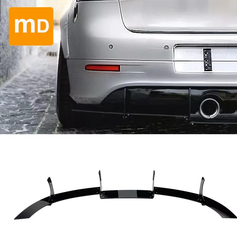 Per Volkswagen Golf 5 Golf Mk5 R32 Nero Lucido Paraurti Posteriore Spoiler Splitter Body Kit Copertura Trim Accessori Auto Aggiornamento