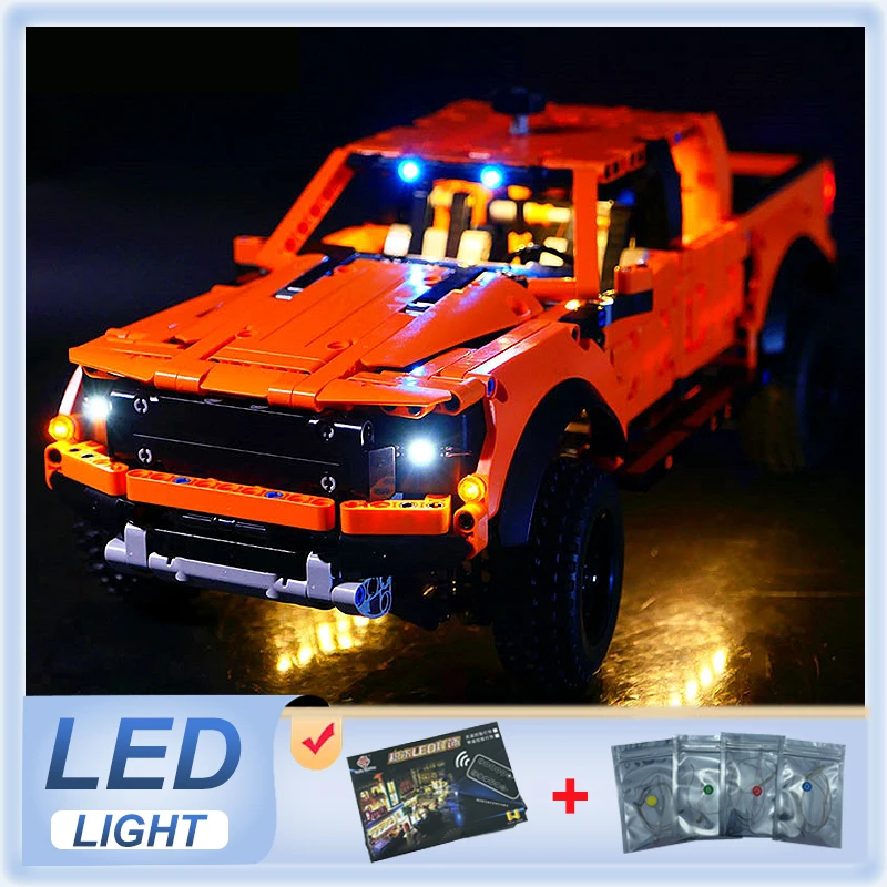 Kit Luci Led Rc Per Lego 42126 F-150 Raptor (Solo Luce Led, Senza Modello Di Blocchi)