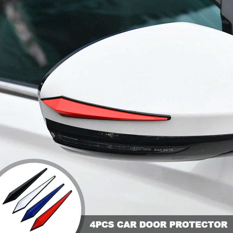 4 Pezzi 3D Sticker Car Door Protector Garage Protezione Da Parete In Gomma Paraurti Sicurezza Parcheggio Protezione Da Parete Car-Styling Accessori Pe