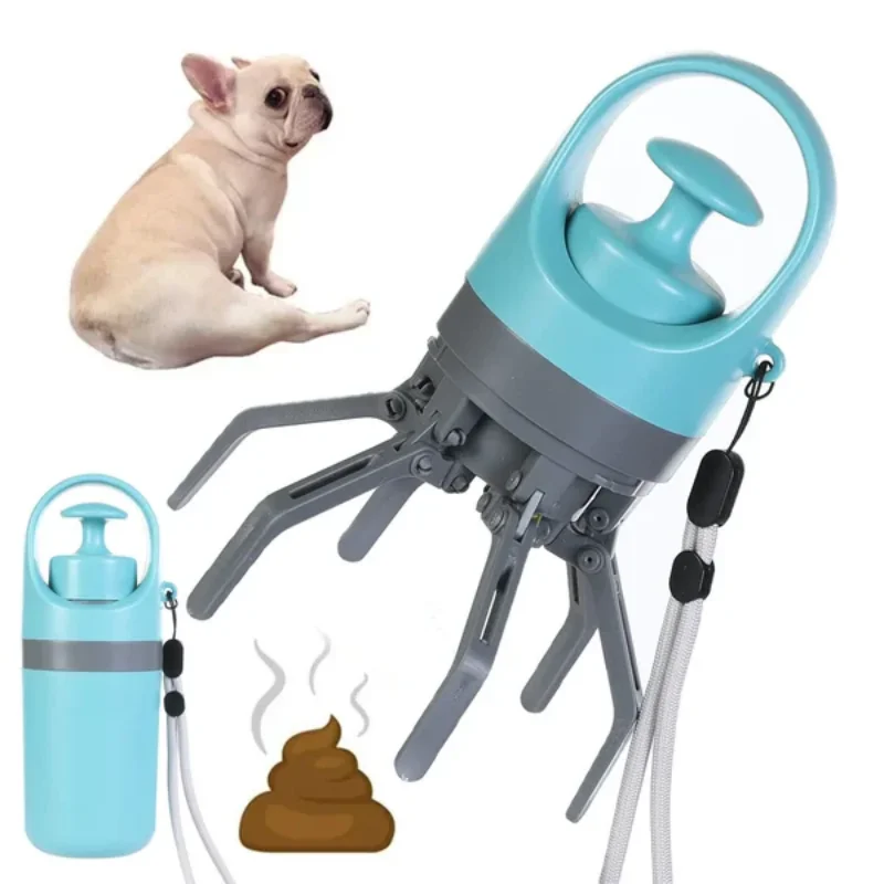 Artiglio Cacca Scoop Portatile Pet Dog Poop Scooper Outdoor Dog 6-Claw Gripper Jaw Poop Scoop Pick Up Clean Waste Cleaning Tools