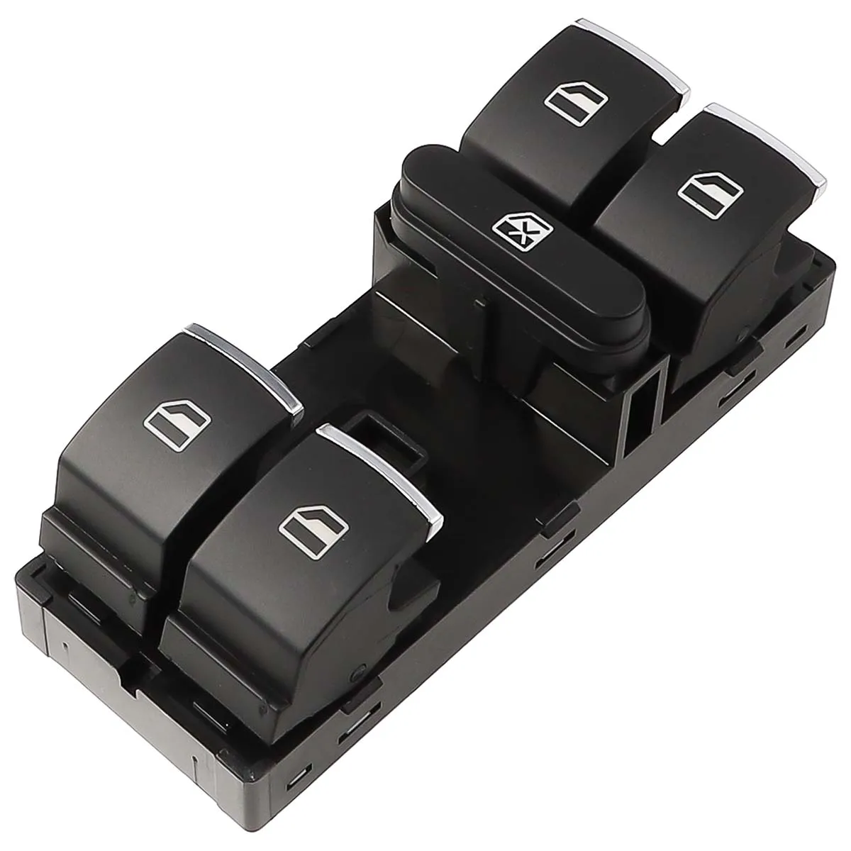 Chrome Auto Window Switch Car Electric Power Master Window Switch Button Per Golf Mk5 Mk6 Tiguan Touran Jetta Passat 5 Nd959857