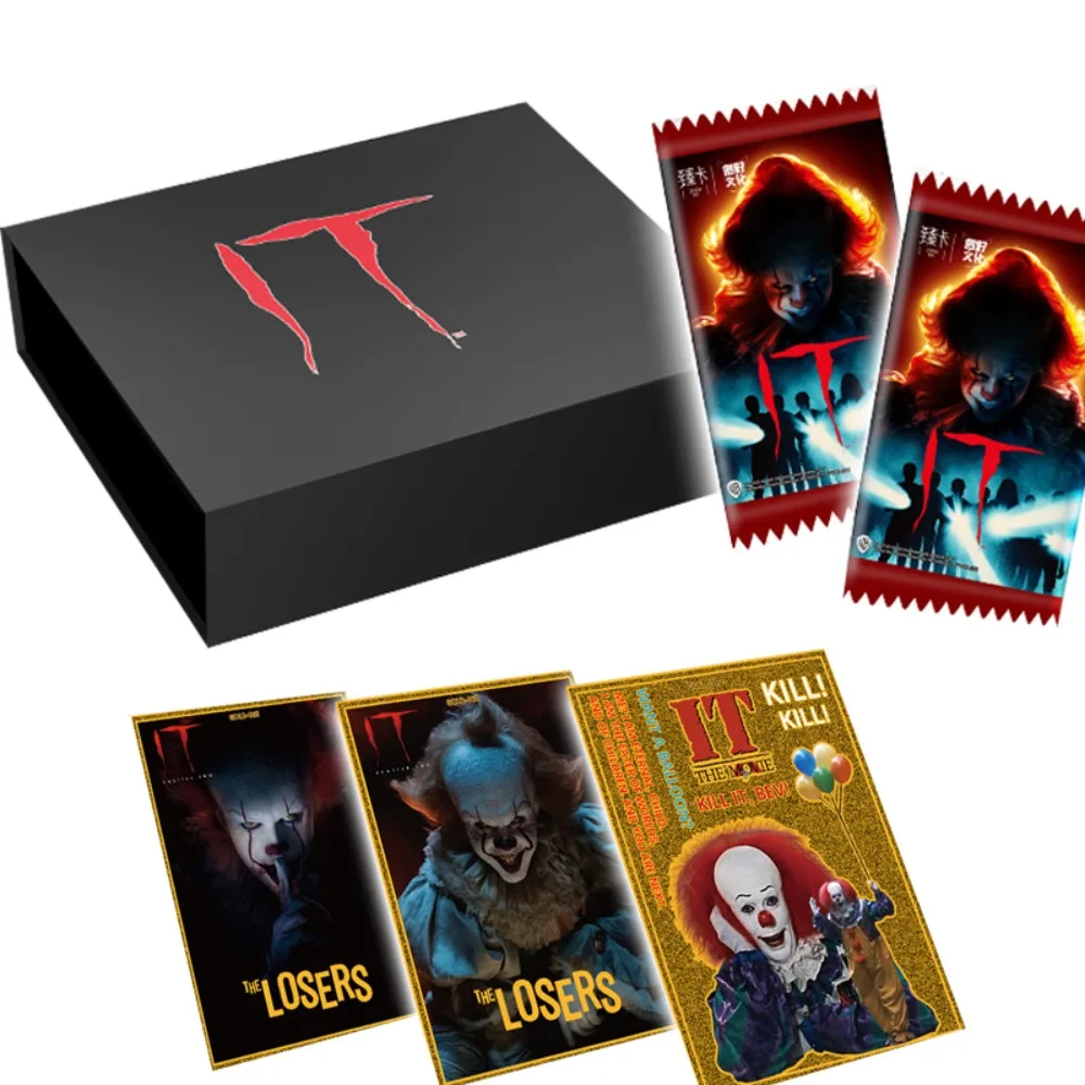 Horror Clown It Collection Cards Booster Box Horror Movie Character Periferiche Card Rare Limited Edition Regali Di Compleanno Per Bambini