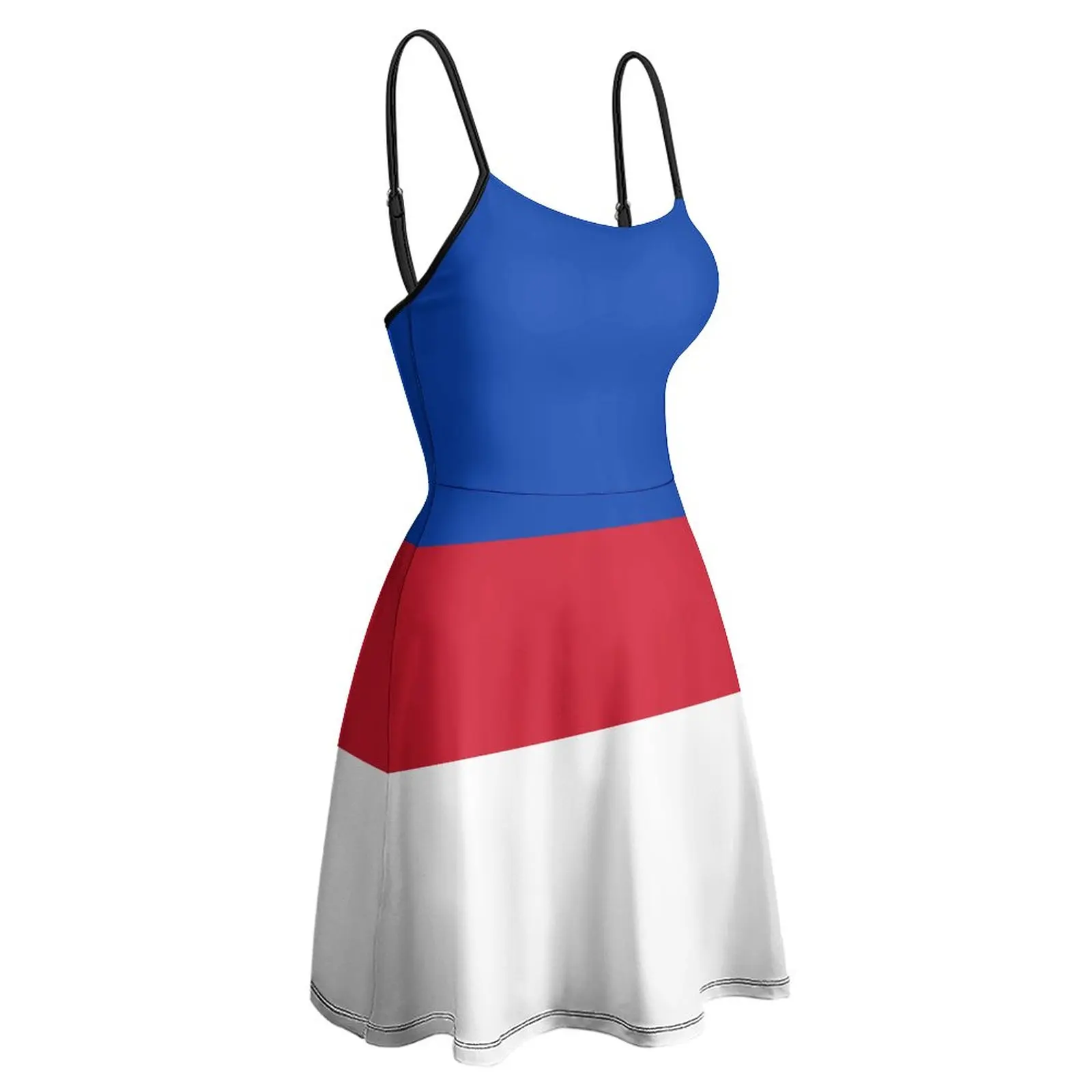 Bandiera Di Sorbs Vestito Fionda Da Donna Vendita Calda Vestito Da Donna Sexy Umorismo Graphic Clubs Vestito Con Spalline