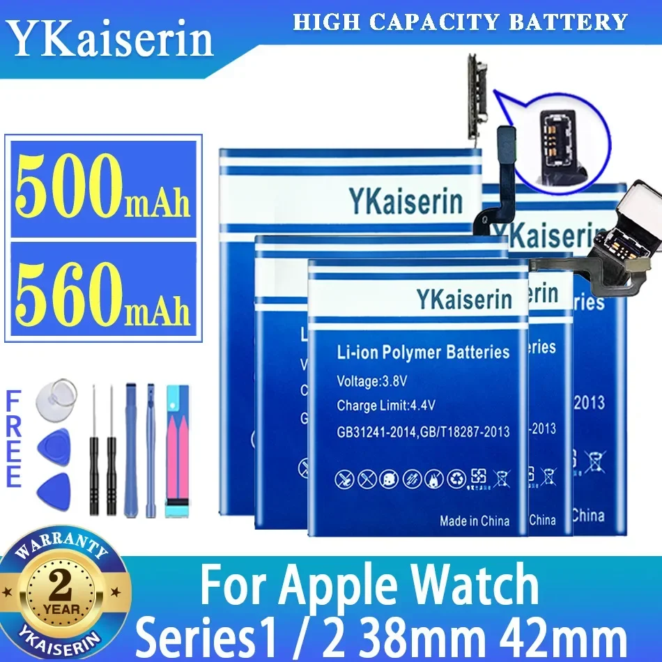 Batteria Ykaiserin Per Apple Watch Iwatch Series 1 2 Series1 Series2 38Mm 42Mm Batterie Di Capacità Reale