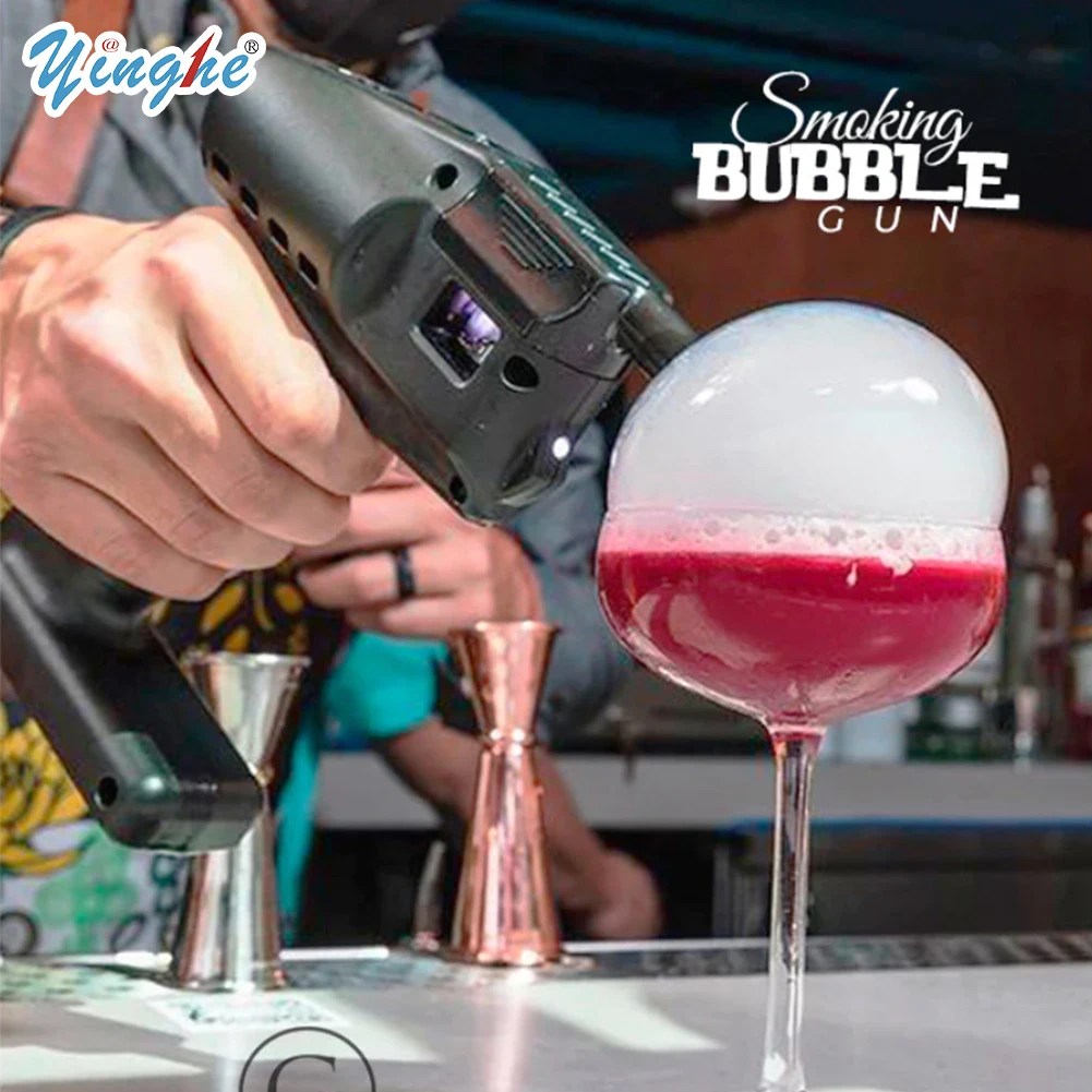 Bar Wine Mixer Pistola A Bolle Affumicata Portatile Macchina Per Sbavare Il Fumo Macchina Per Fare Il Fumo Cocktail Macchina Per Bolle Di Cucina Molec